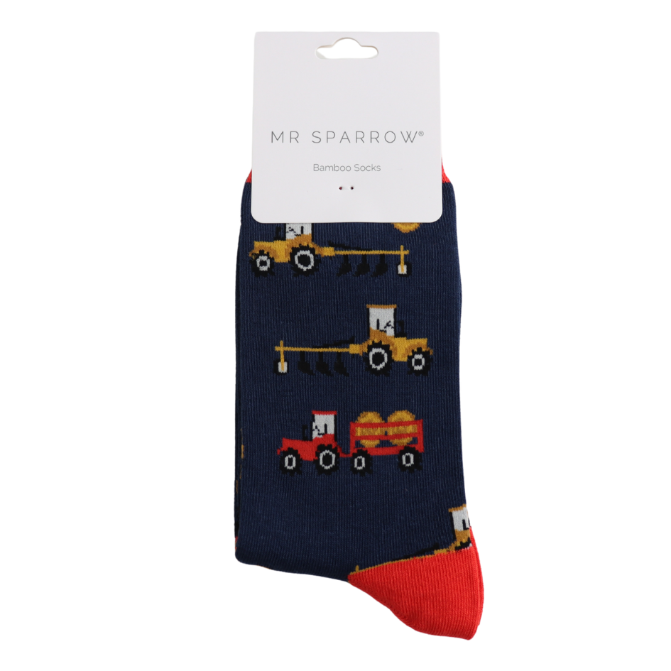 Mr Sparrow Harvest Socks - Navy