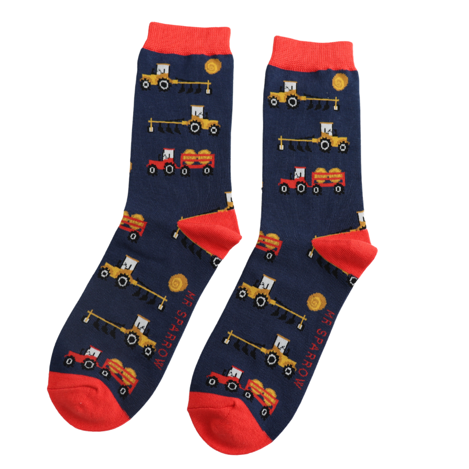 Mr Sparrow Harvest Socks - Navy