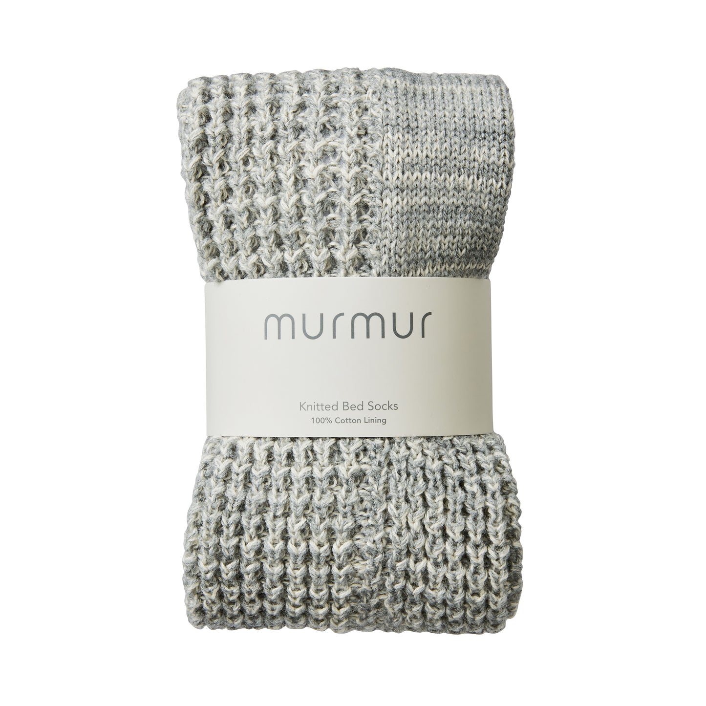 Murmur Bed Socks - Cloud Grey