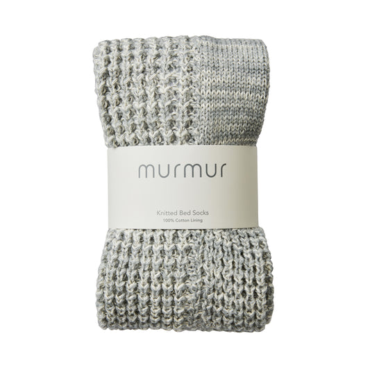 Murmur Bed Socks - Cloud Grey