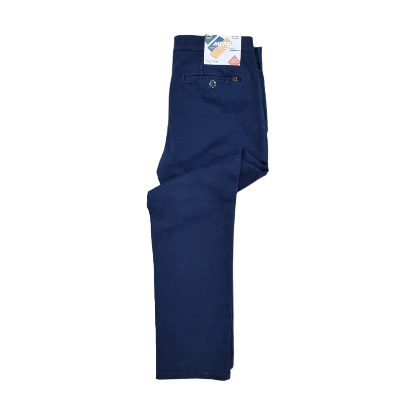 Meyer Cotton Trousers - Rio - Blue