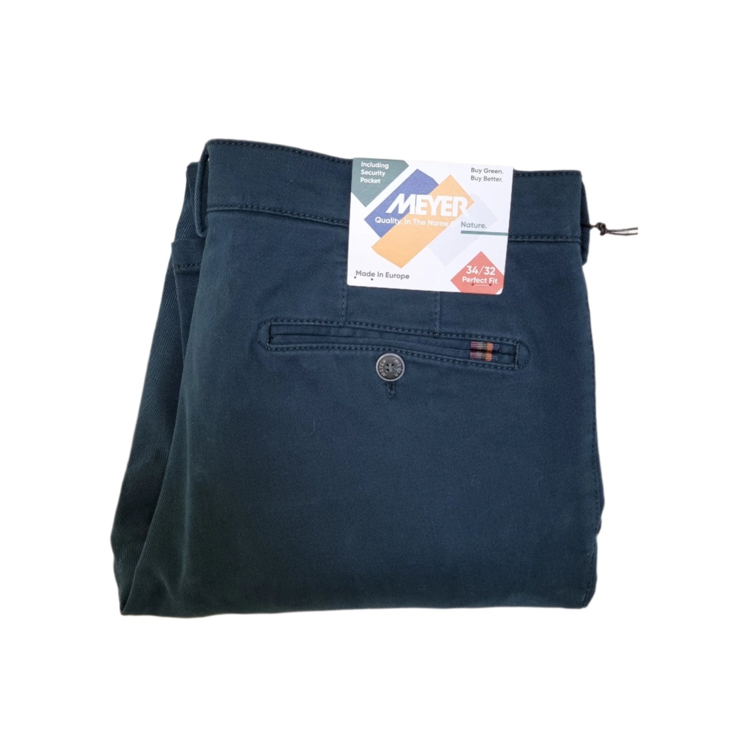 Meyer Cotton Trousers - Rio - Dark Blue (28)