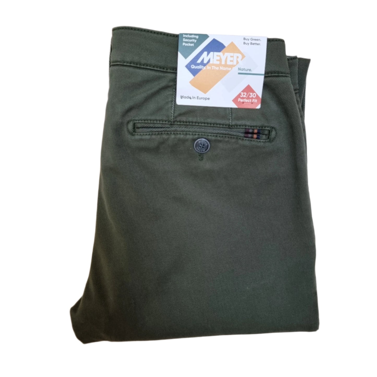 Meyer Cotton Trousers - Rio - Dark Green