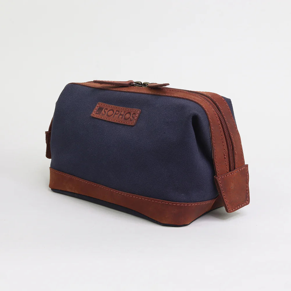 Canvas Gladstone Washbag - Navy