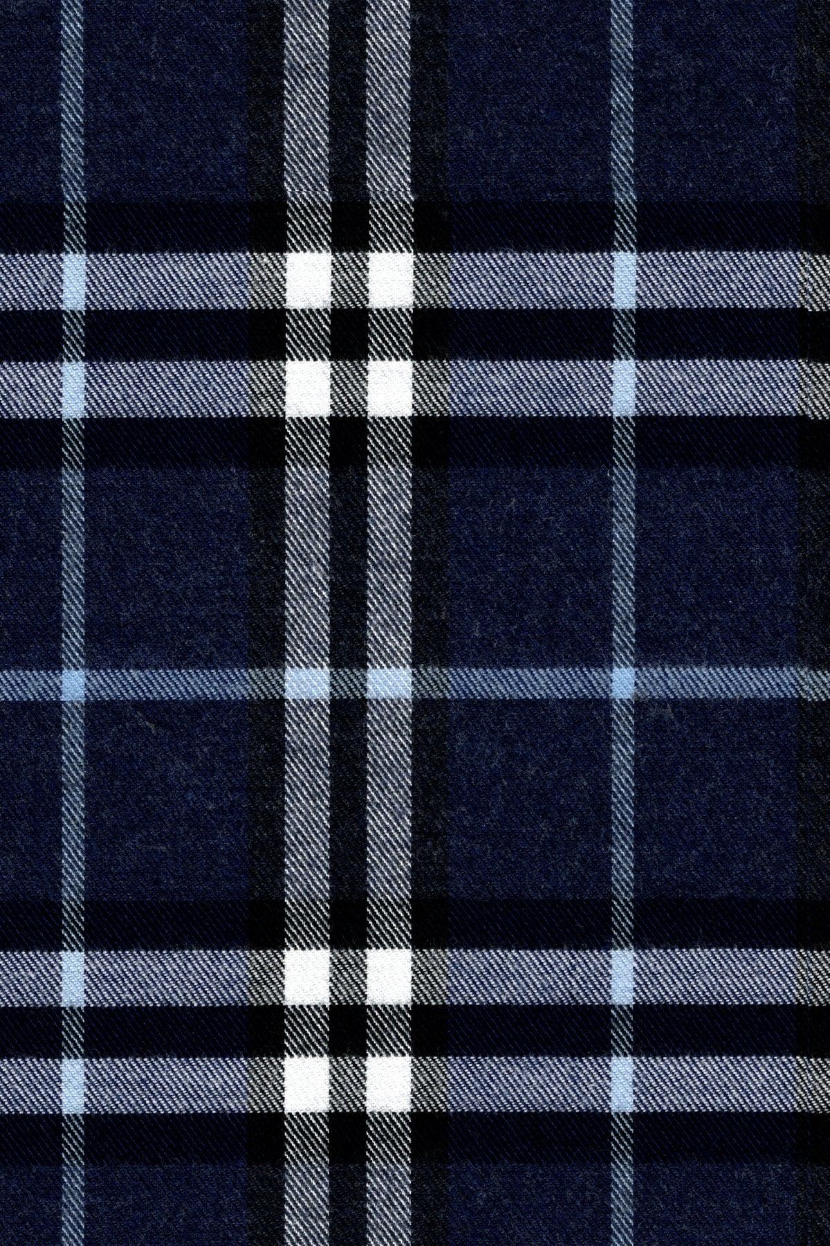 RB Boston Shirt - Franklin - Navy Brushed Big Check