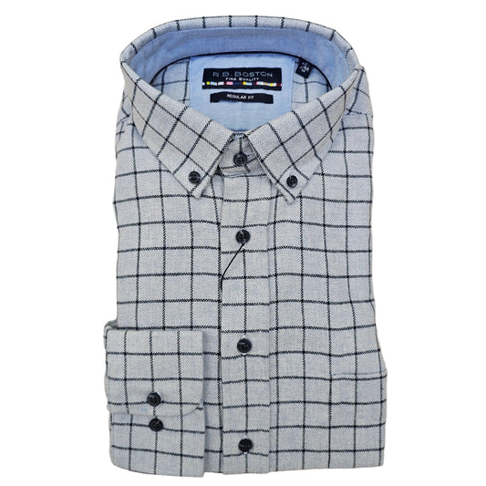 RB Boston Shirt - Franklin - Blue Two Tone Check