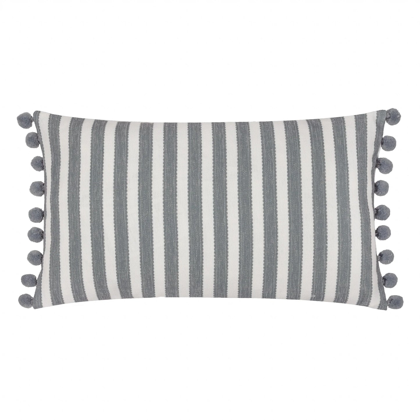 Sessile Leaf Printed Cushion Cover - Delph Blue (30 x 50cm)