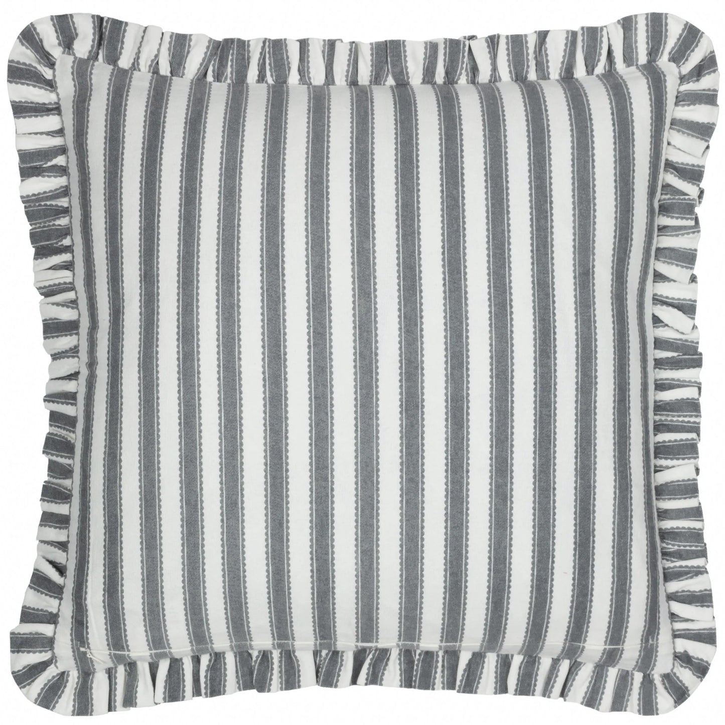 Sessile Leaf Ruffle Cushion Cover - Delph Blue (50 x 50cm)
