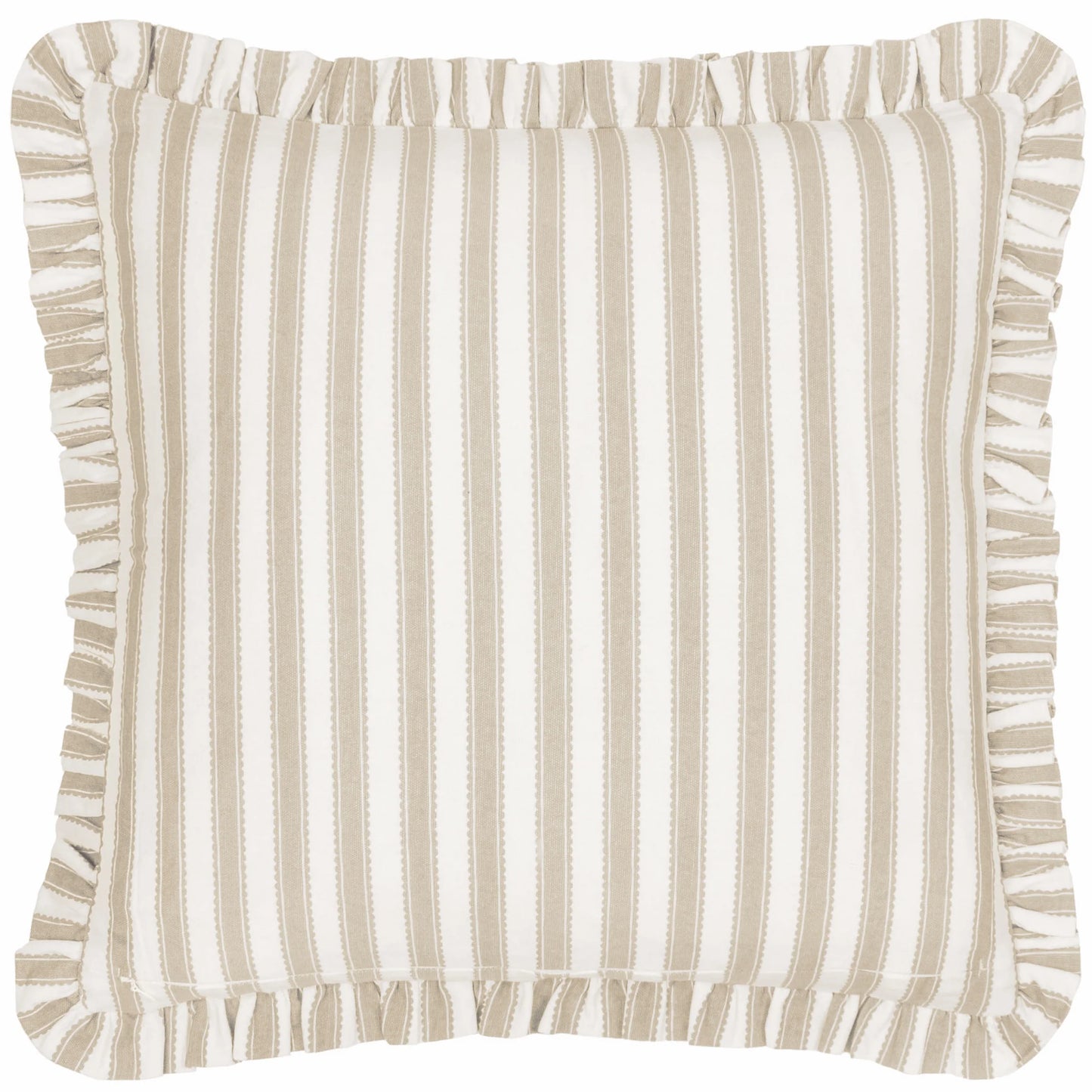Sessile Leaf Ruffle Cushion Cover - Sage (50 x 50cm)