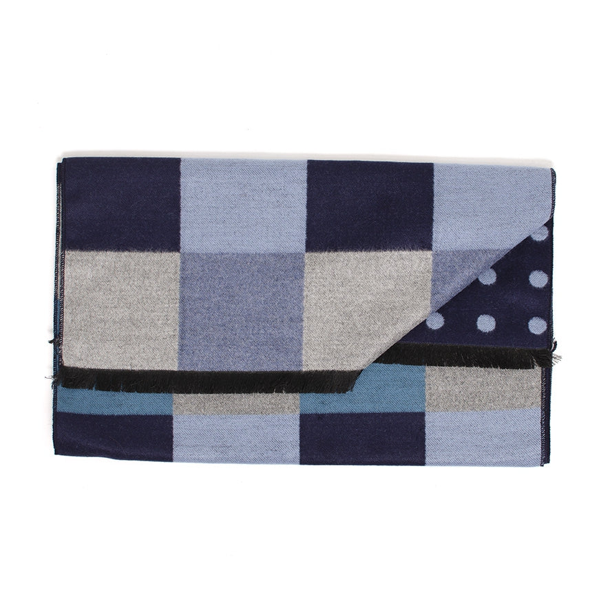 Tresanti Scarf - Stevens - Signature Block - Blue