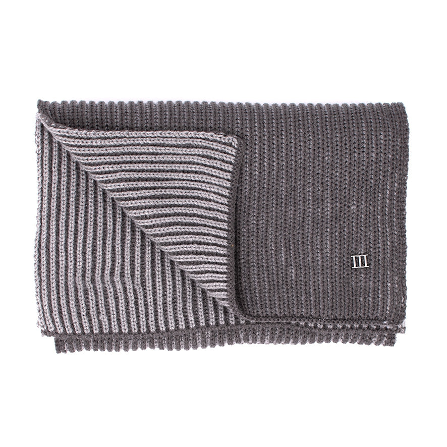 Tresanti Ribbed Scarf - Steba - Grey