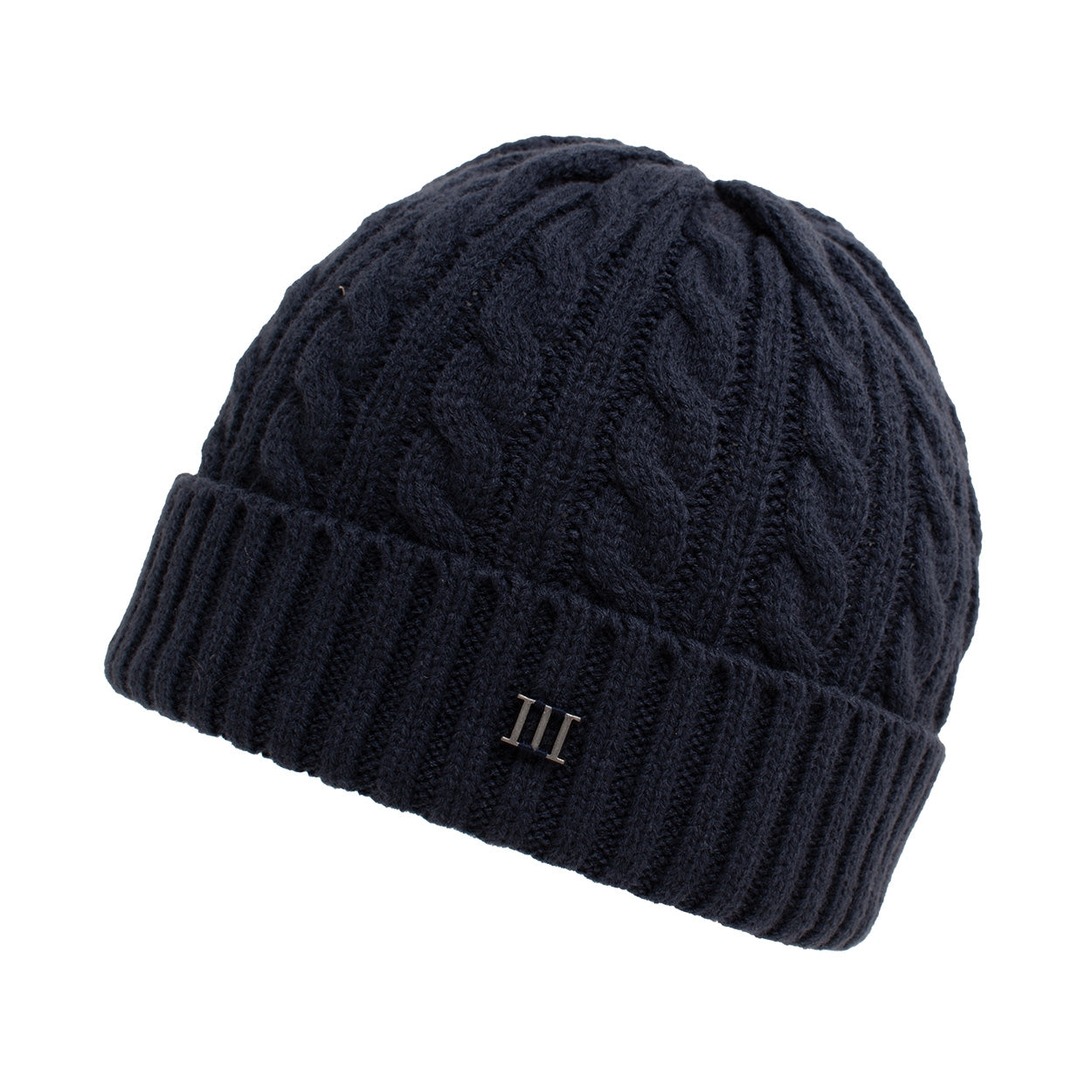 Tresanti Knitted Cable Beanie - Domiziano - Navy