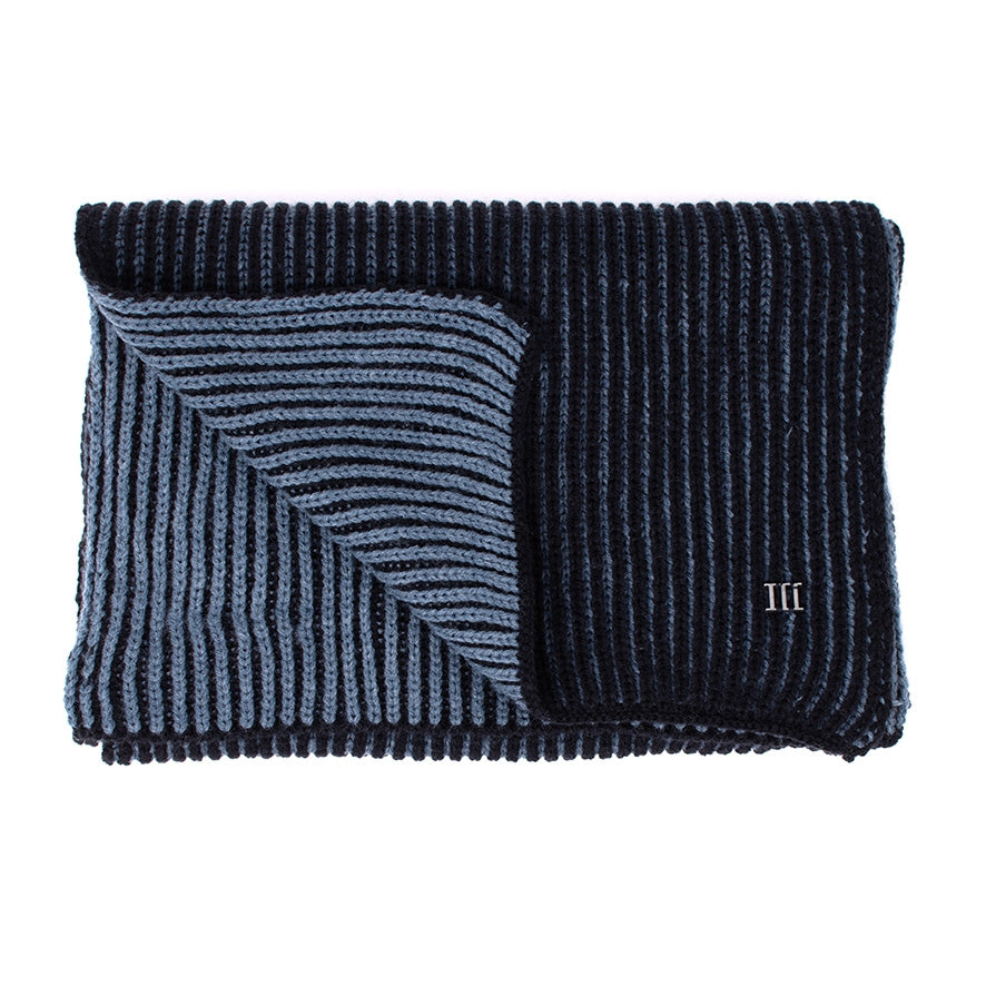 Tresanti Ribbed Scarf - Steba - Navy