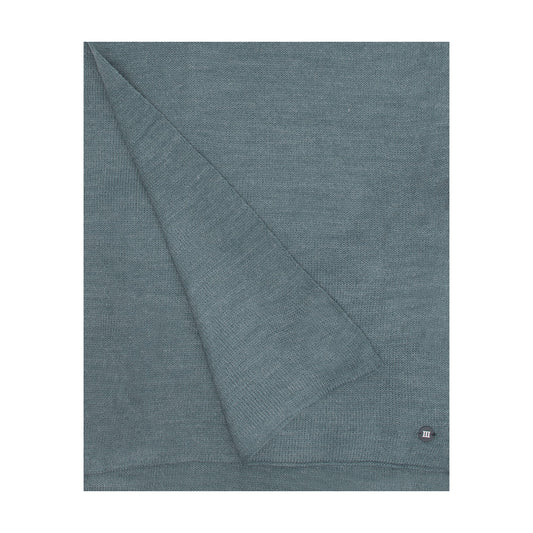 Tresanti Fine Knitted Scarf - Snow - Blue