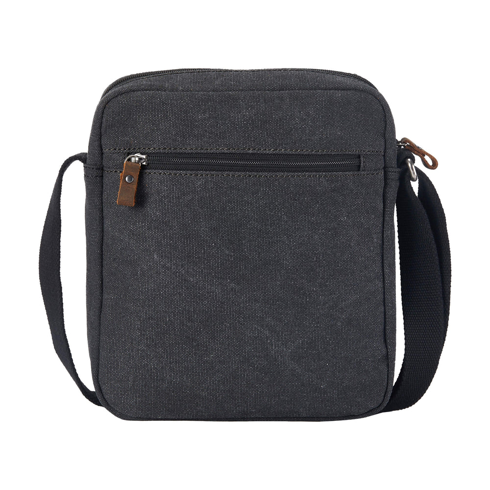 Troop Across Body Bag (TRP0218) - Black (Stone Washed)