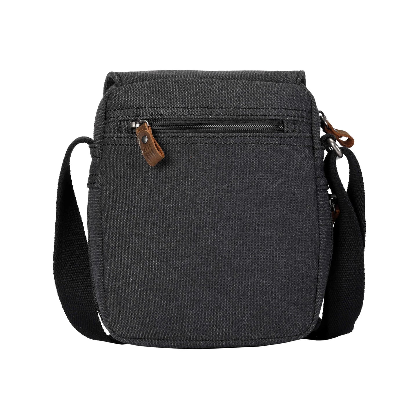 Troop Across Body Bag (TRP0220) - Black (Stone Washed)