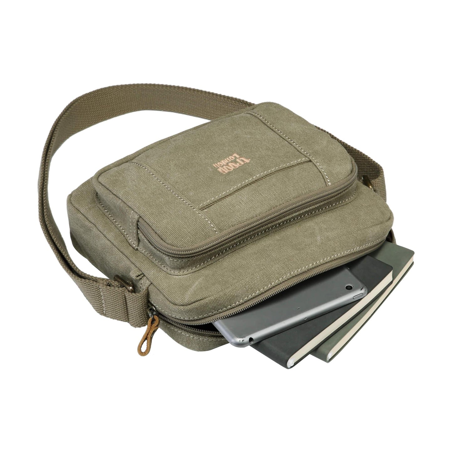 Troop Across Body Bag (TRP0235) - Khaki