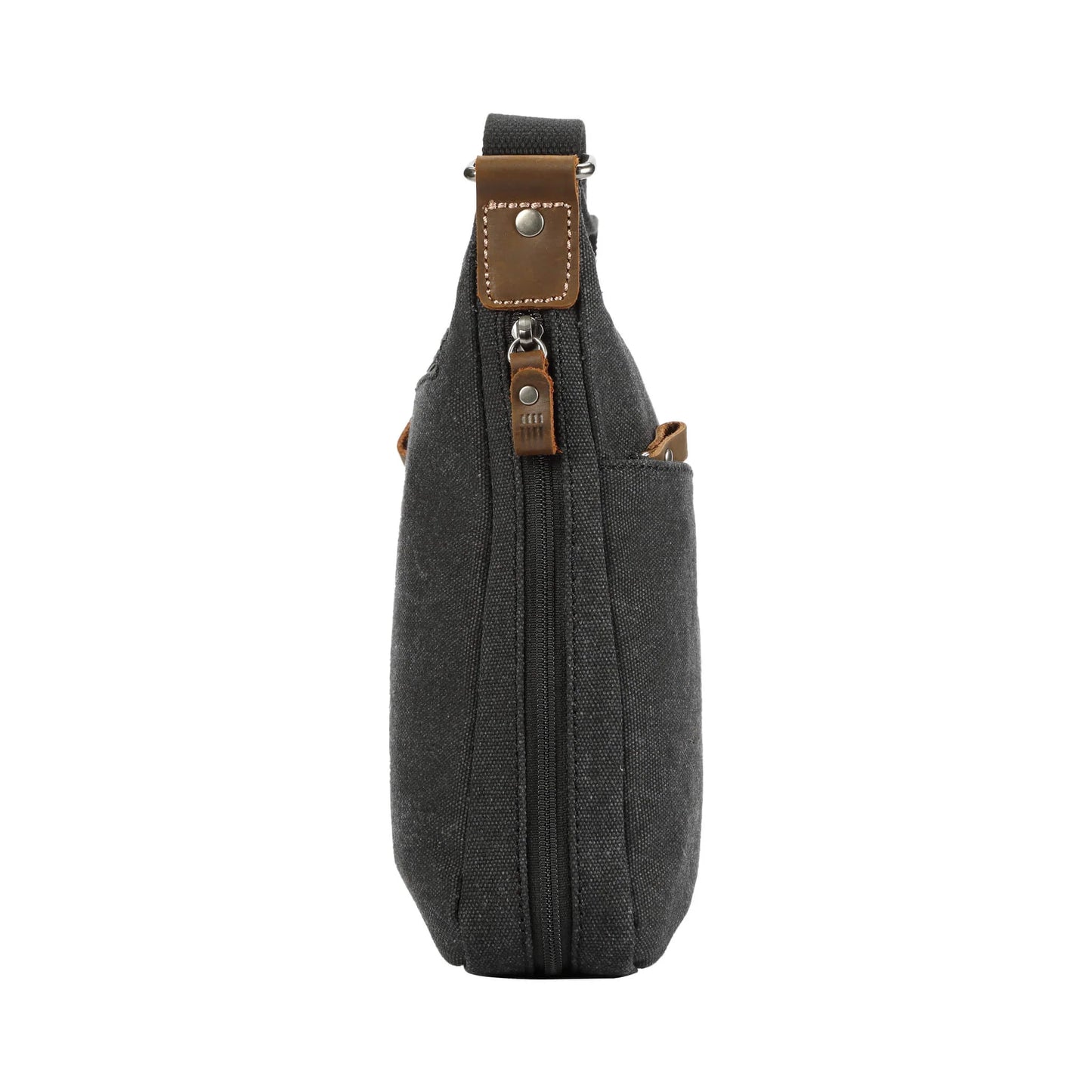 Troop Across Body Bag (TRP0237) - Black (Stone Washed)