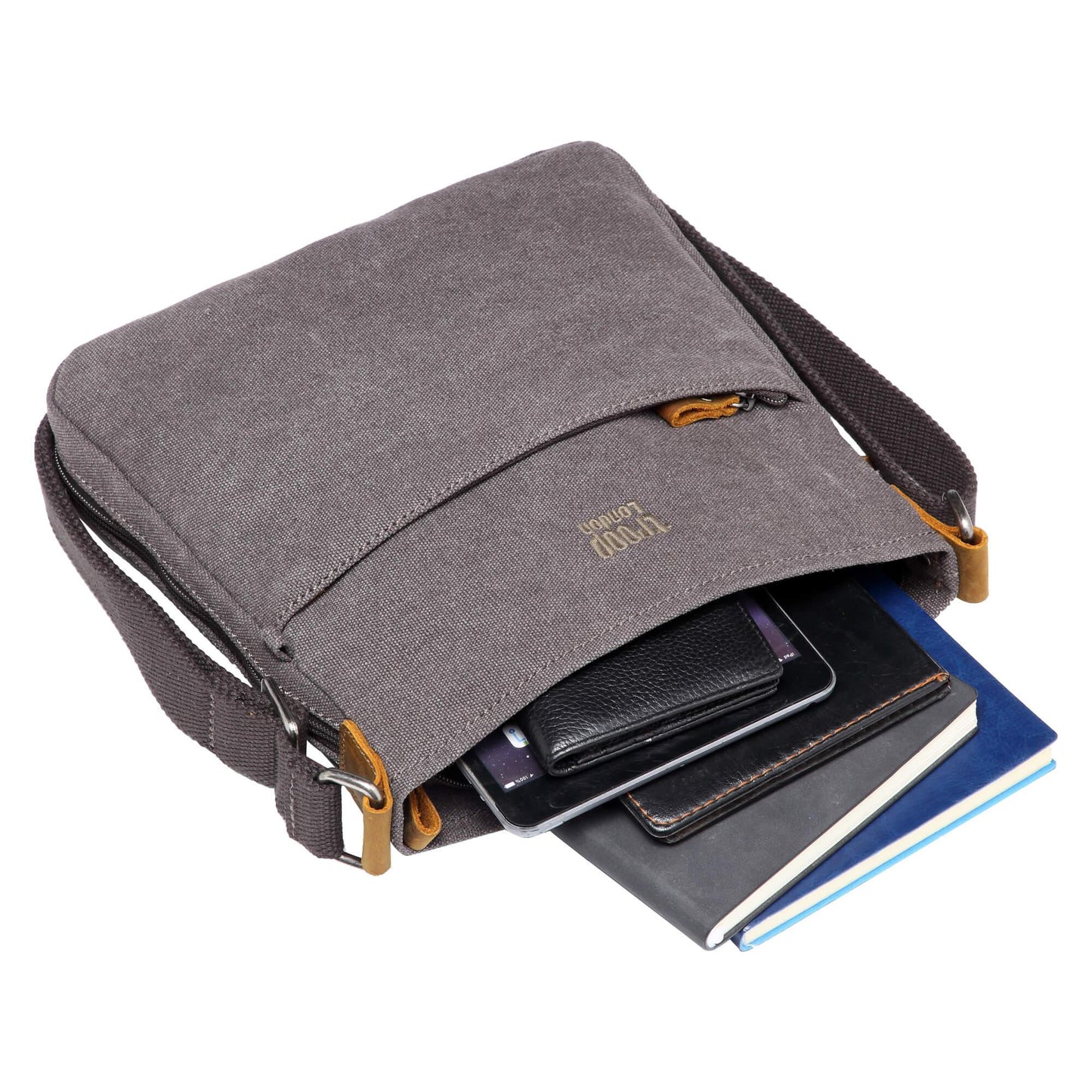 Troop Across Body Bag (TRP0237) - Charcoal