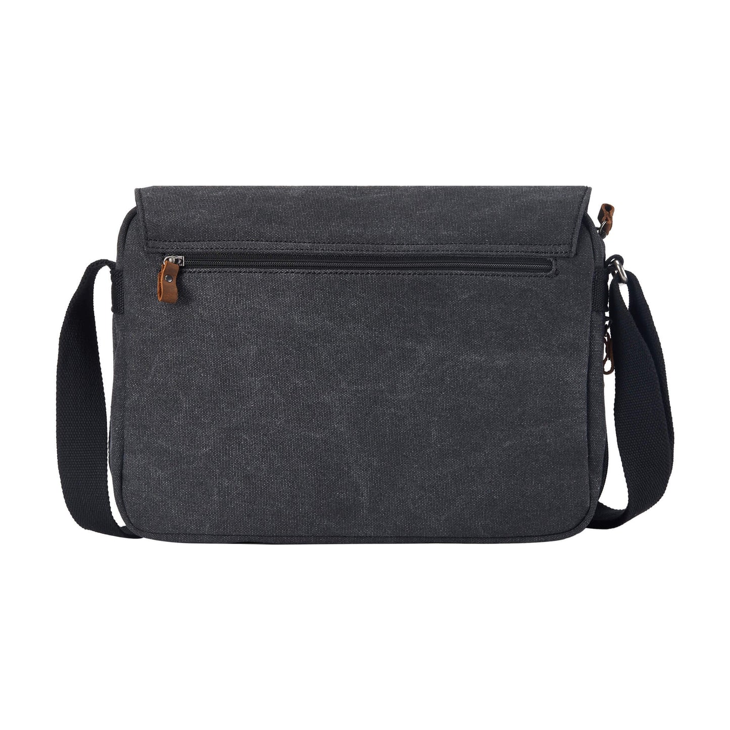 Troop Messenger Bag (TRP0241) - Black (Stone Washed)