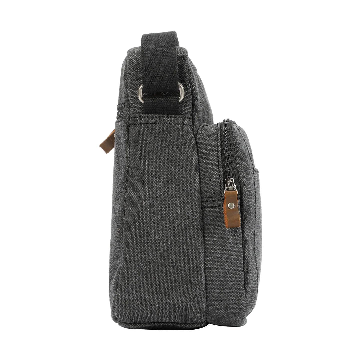 Troop Across Body Bag (TRP0370) - Black (Stone Washed)