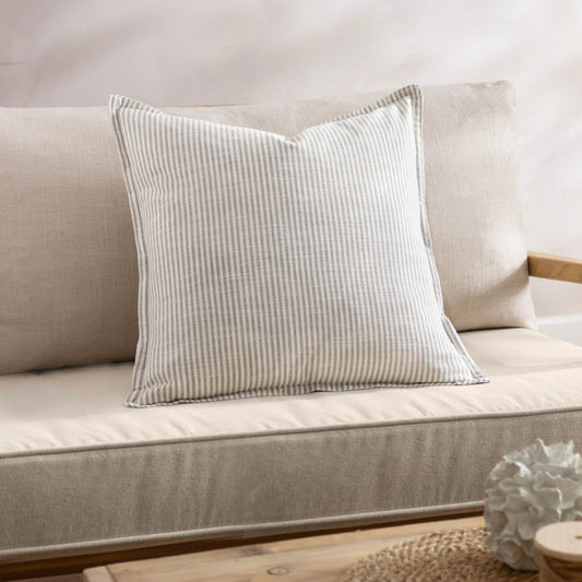 Truro Stripe Cushion Cover - Natural