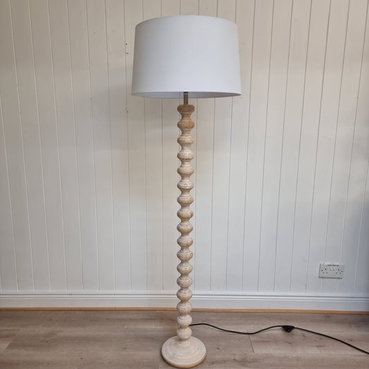 Turned Base Floor Lamp