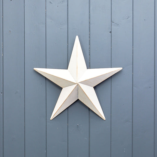White Metal Star Decorations (Small)