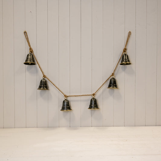 Metal Hanging Bell Garland