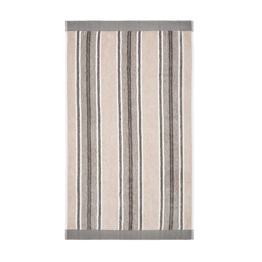 Florence Towel - Charcoal & Linen