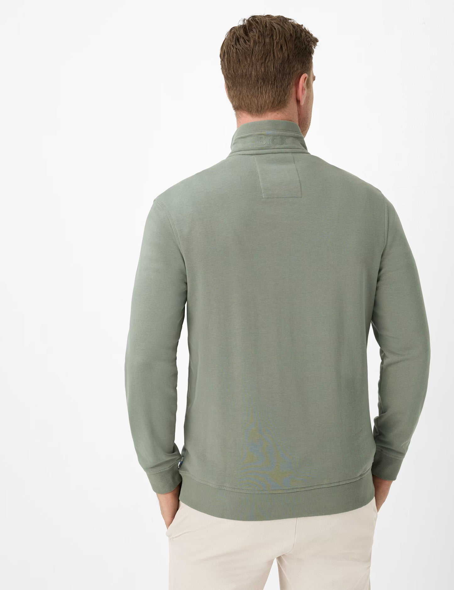 Brax Quarter Zip Sweatshirt - Sion - Green