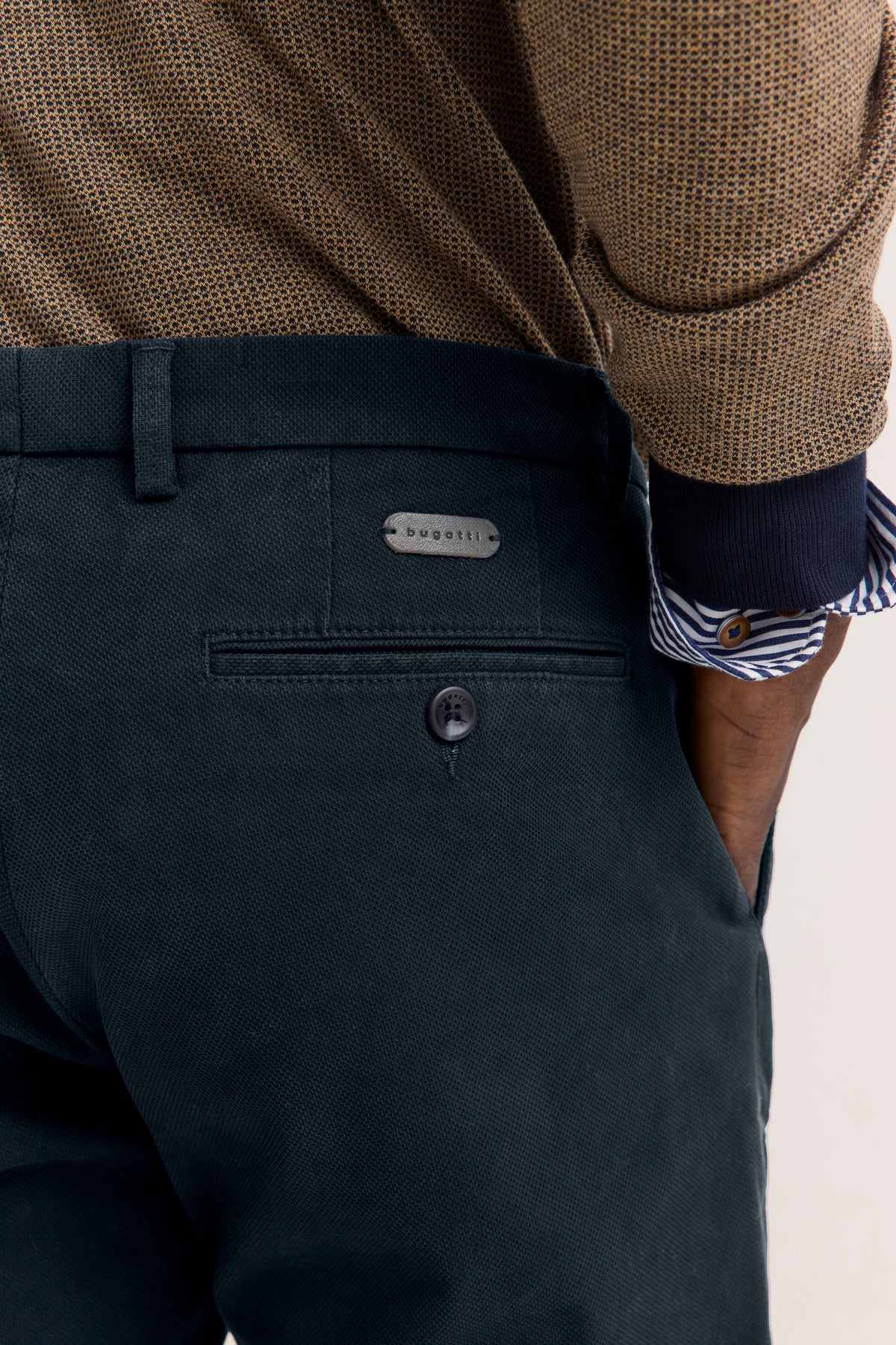 Bugatti Chinos - Navy (CA6)