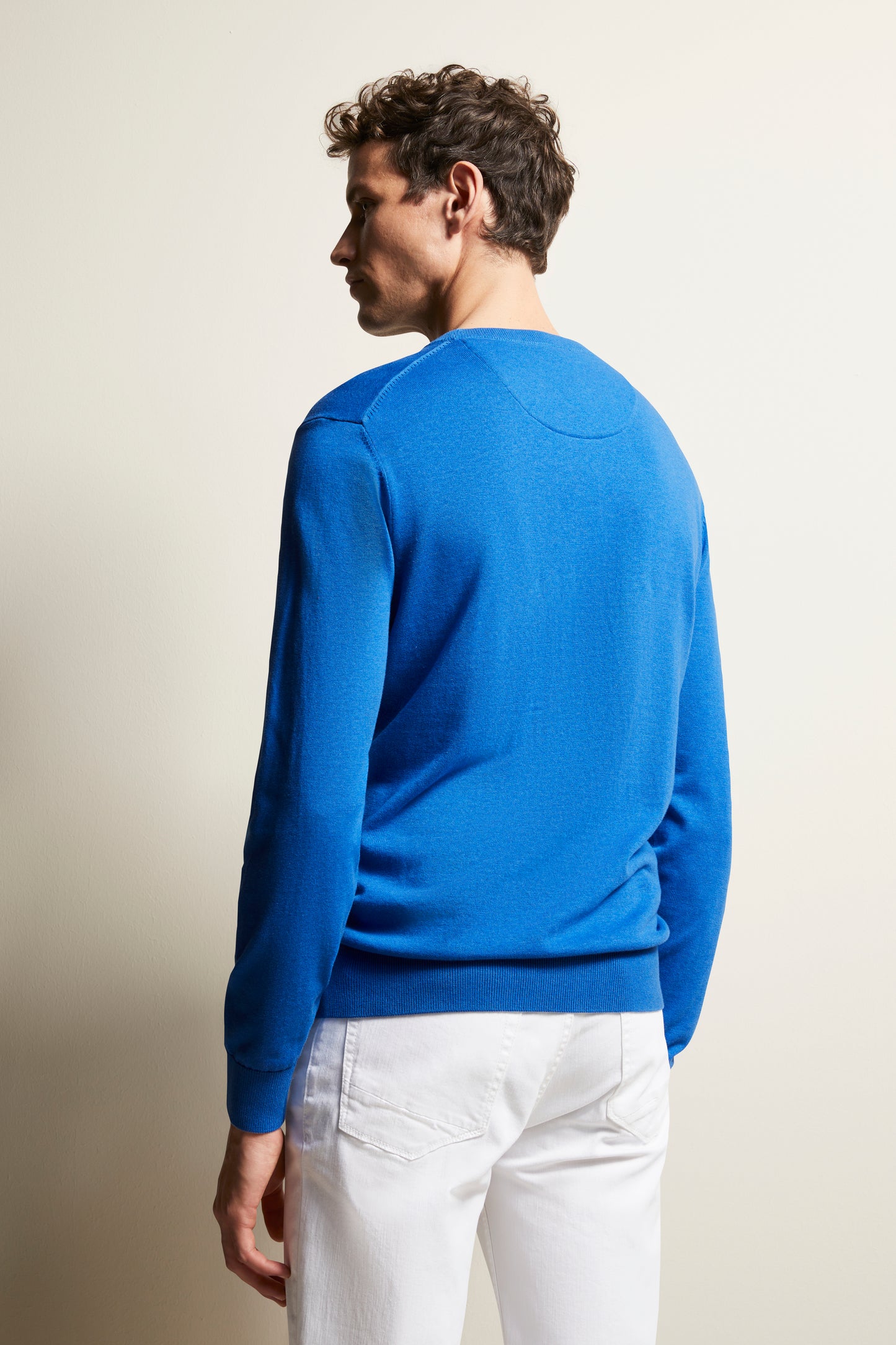 Bugatti Round Neck Knitwear - Blue