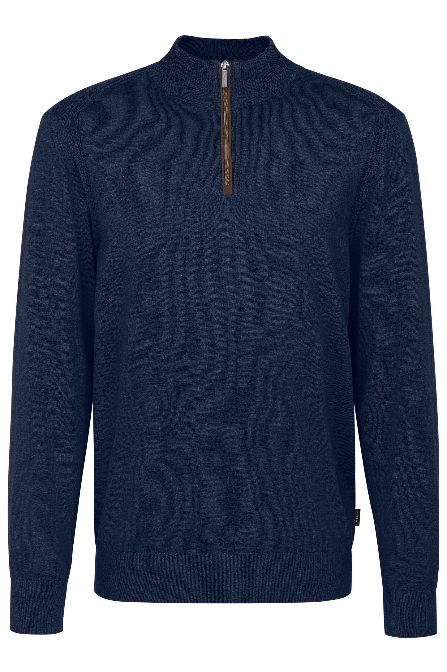 Bugatti Quarter Zip Knitwear - Blue