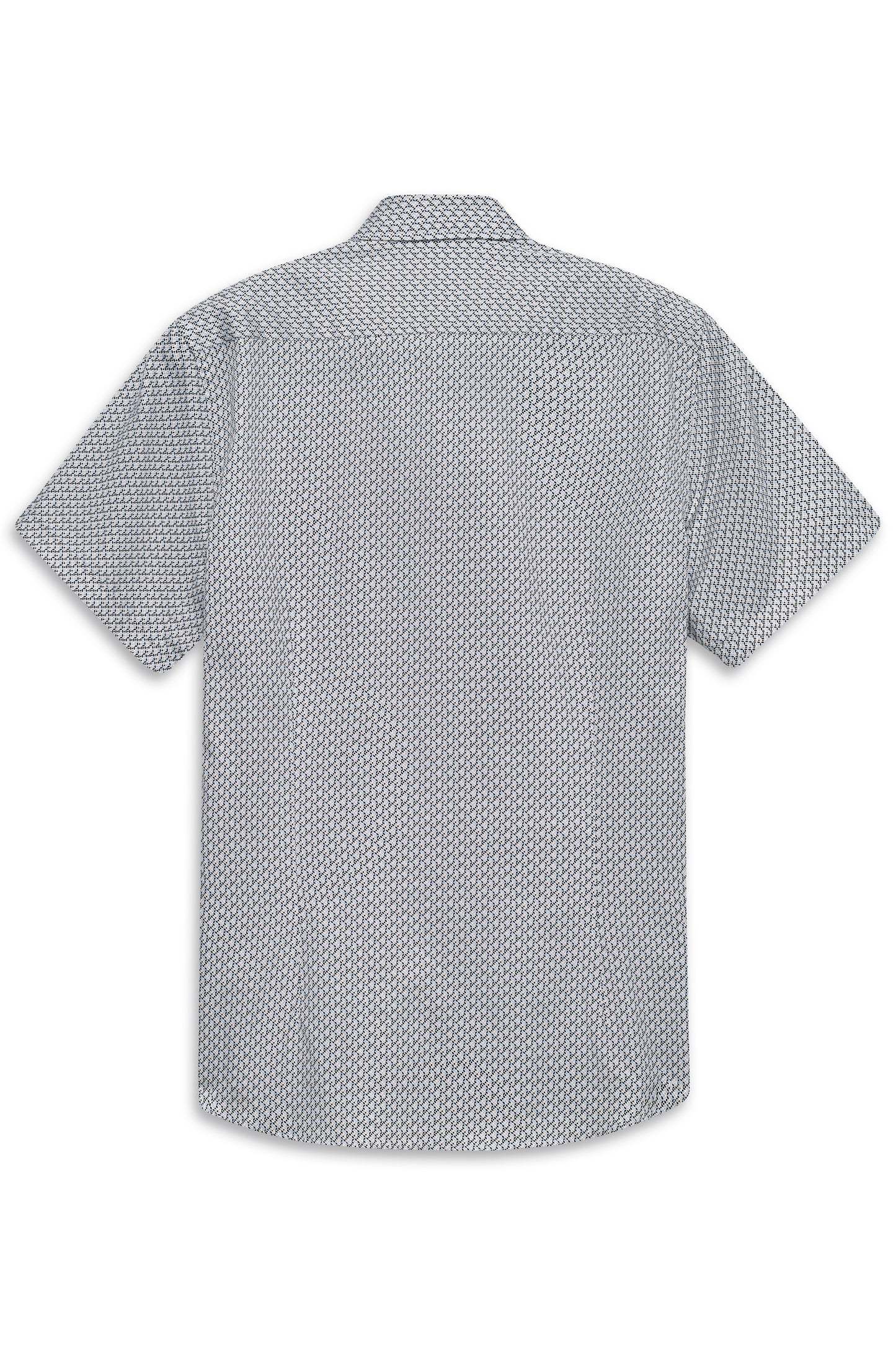 Bugatti Short Sleeve Shirt - Brown Circles