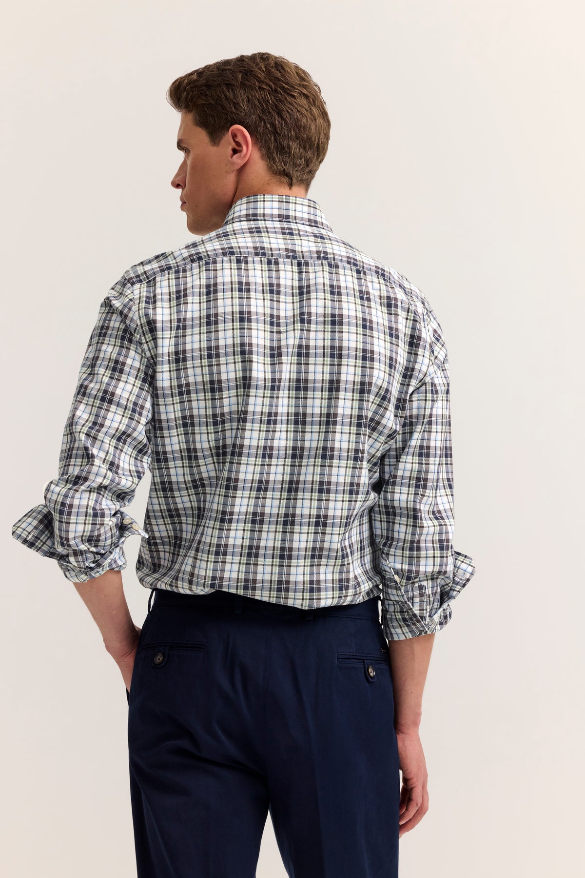 Bugatti Shirt - Navy Check