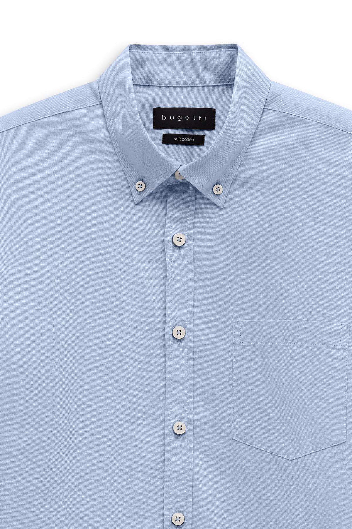 Bugatti Shirt - Plain Blue