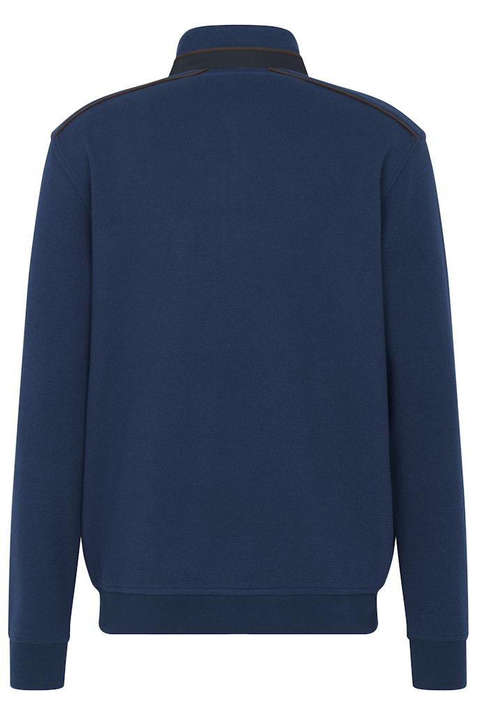 Bugatti Quarter Zip Sweatshirt - Blue