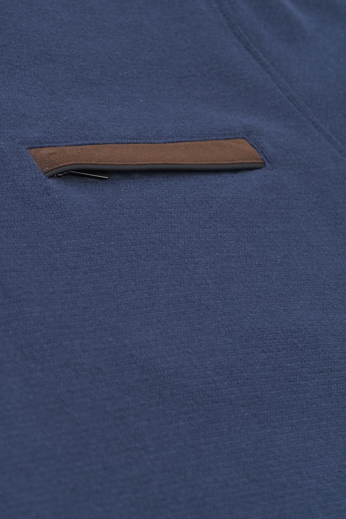 Bugatti Quarter Zip Sweatshirt - Blue