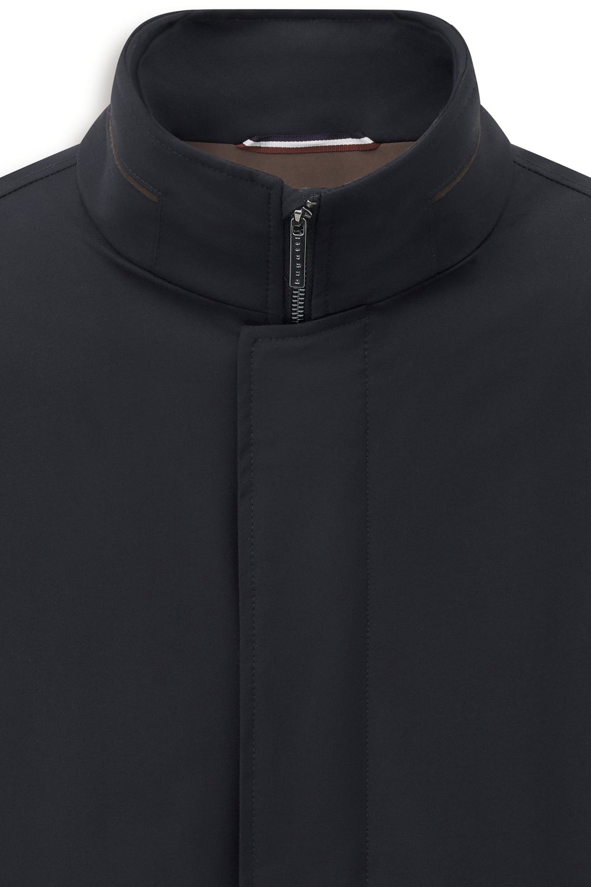 Bugatti Coat - Navy/Brown