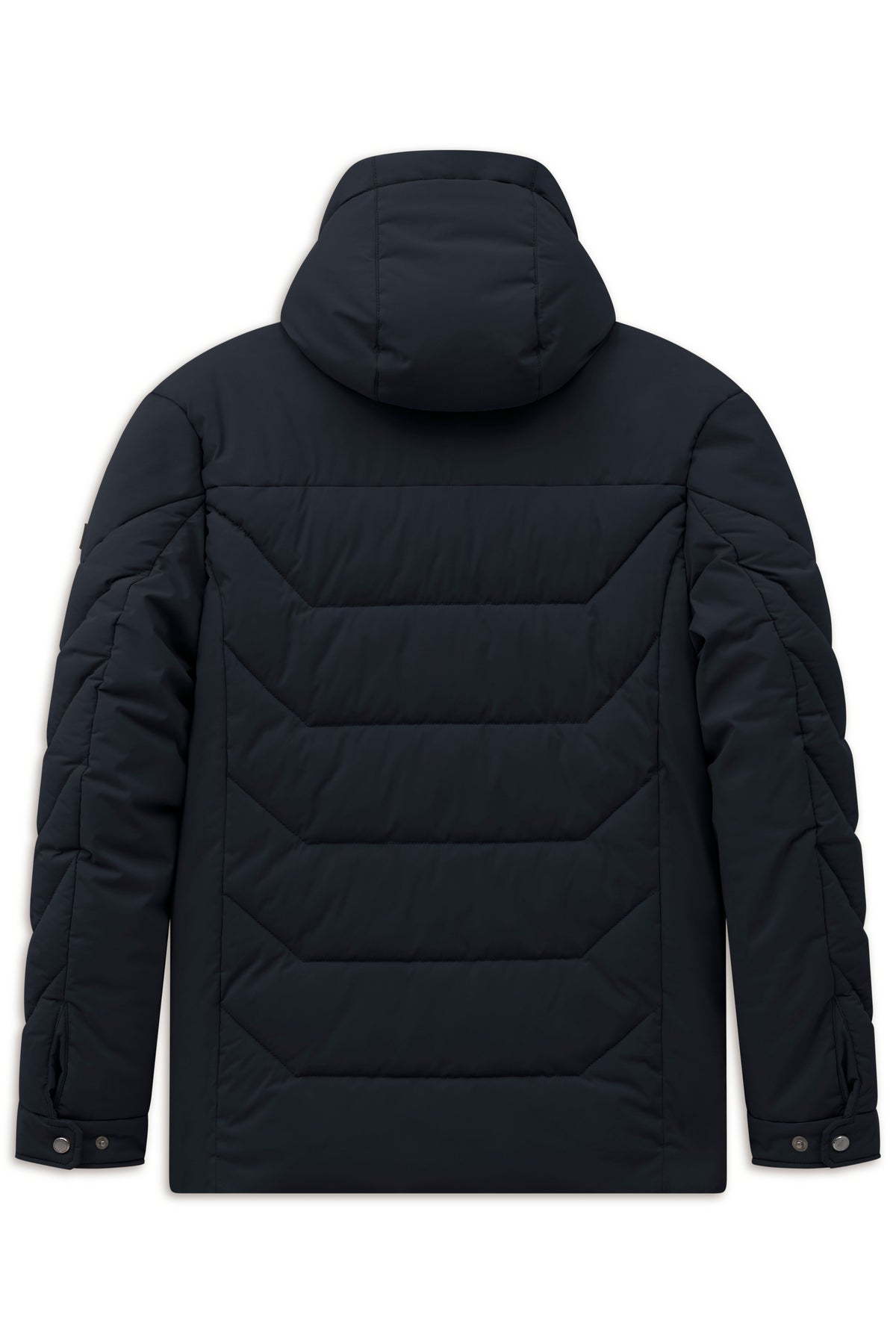 Bugatti Hooded Quilted Jacket - Navy