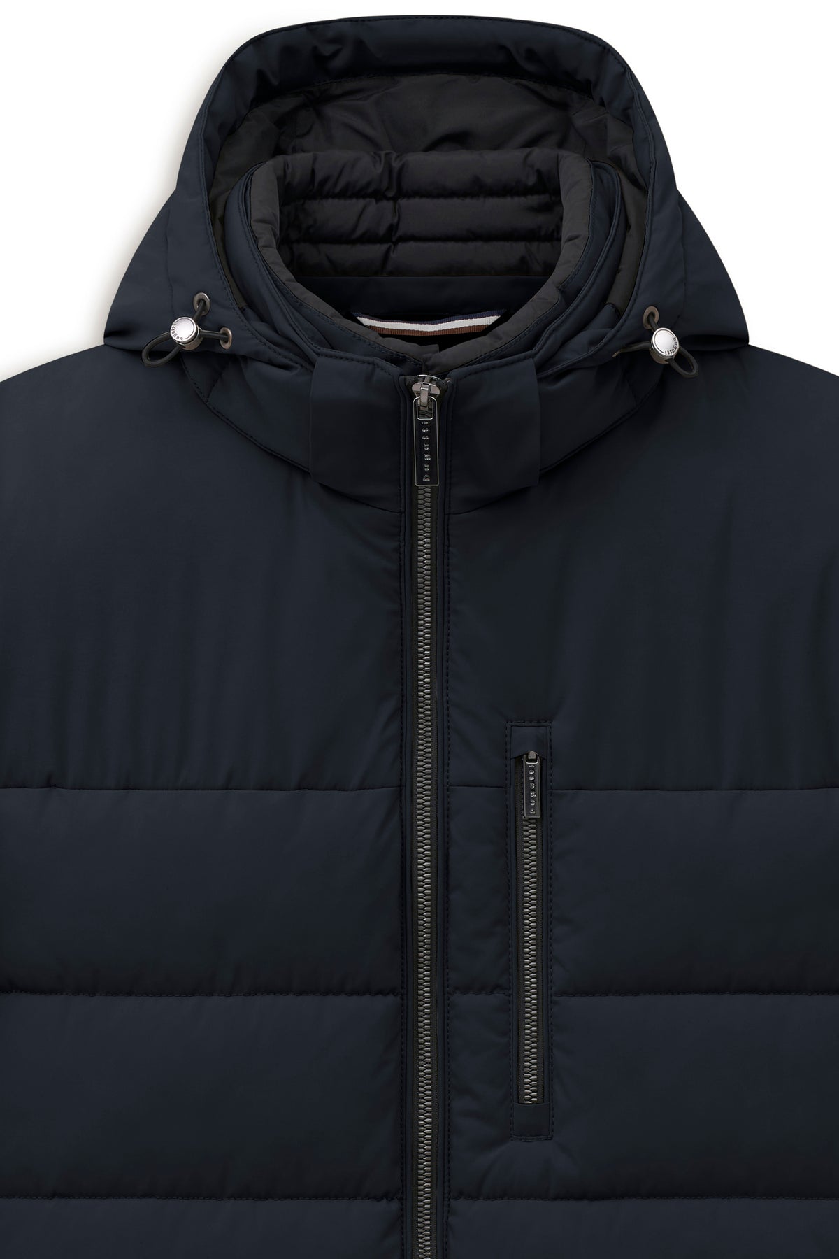 Bugatti Hooded Quilted Jacket - Navy
