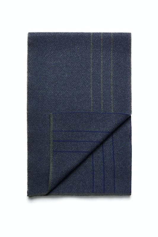 Bugatti Boxed Scarf - Navy