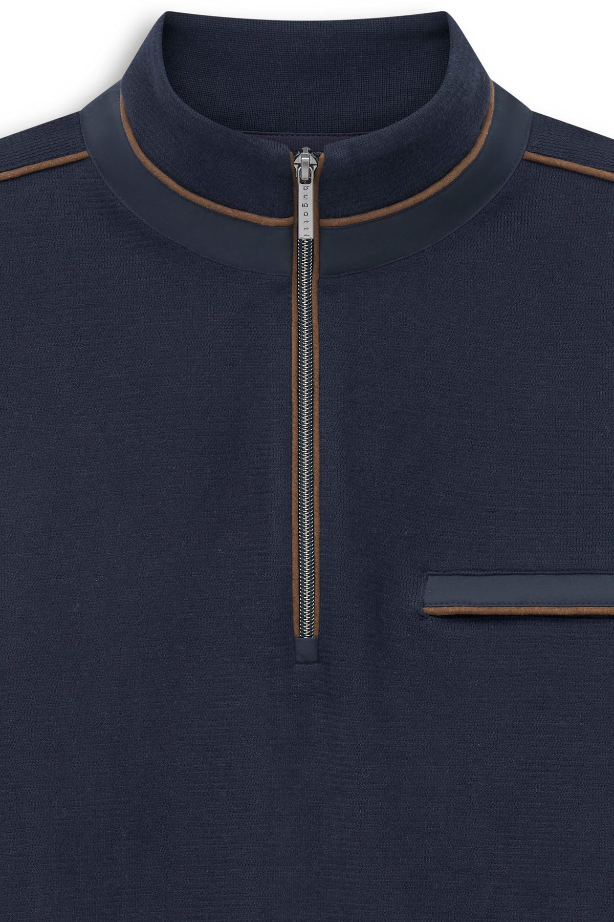 Bugatti Sweatshirt - Navy/Brown