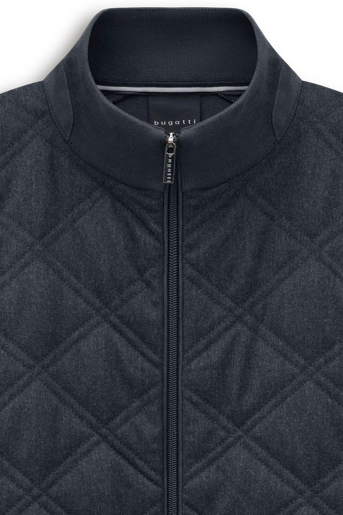 Bugatti Knitted Jacket - Navy