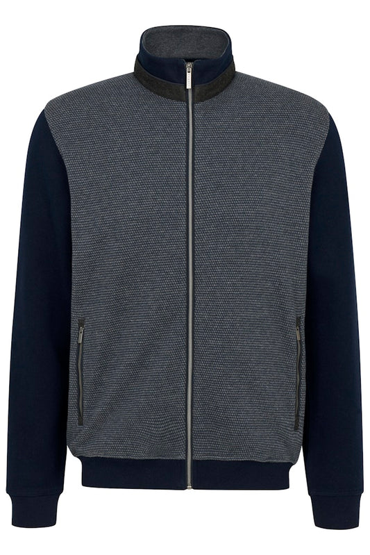 Bugatti Zipped Sweatshirt - Navy