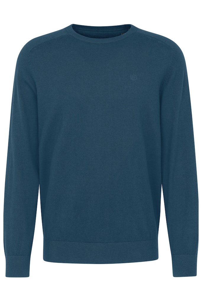 Bugatti Round Neck Knitwear - Blue