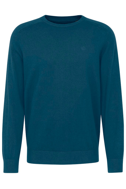 Bugatti Round Neck Knitwear - Blue