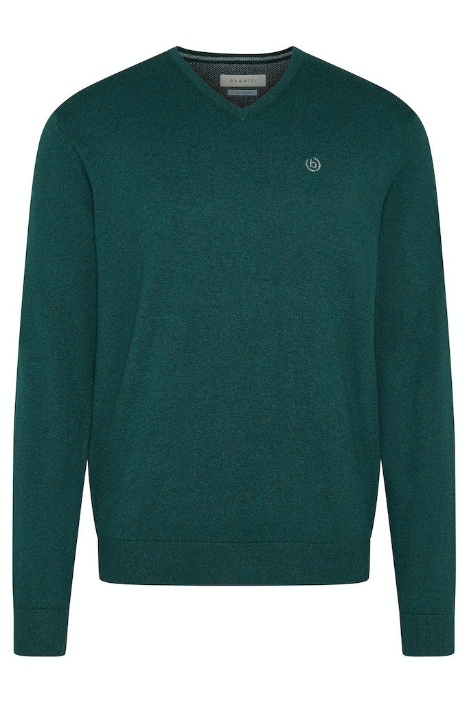 Bugatti V-Neck Knitwear - Green