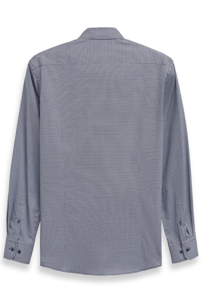 Bugatti Shirt - Navy/Rose Diamond